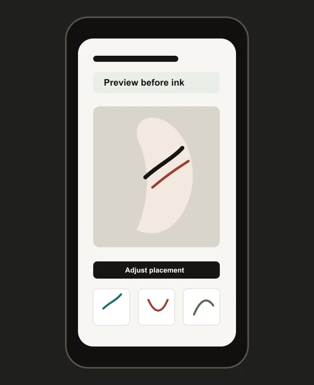 InkView tattoo try-on app preview